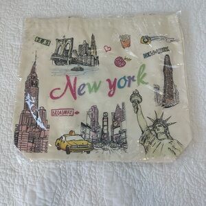 New York Themed Tote Bag